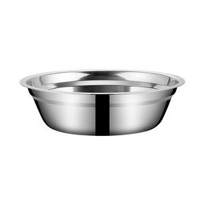 Bol de cuisine rond profond en acier inoxydable 304 de qualité alimentaire SFB72 728 pour le lavage des légumes, la préparation des soupes et le mélange – Durable et polyvalent - Product Image 1