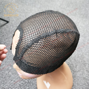 Ghrehair — perruque de couleur noire, intimes, en maille respirante, bonnet pour la fabrication de perruques, vente en gros - Product Image 2