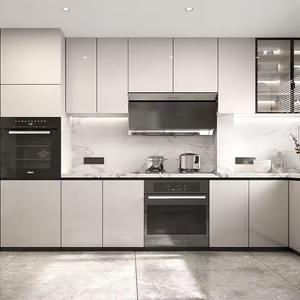 סגנון מודרני מחיר זול עיצוב לבן מודרני בצורת ארון מטבח רגיל קטן - Product Image 1