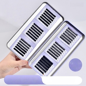 Caja de Almacenamiento Magnética Portátil para Pestañas, Estuche para Extensiones de Pestañas, Paleta Magnética para Pestañas, Caja de Metal - Product Image 2