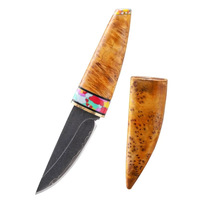 Couteau à lame fixe Bochen, nouveau design, manche en bois de haute qualité, couteau de survie pour le camping en plein air, couteau de chasse, meilleur couteau de collection