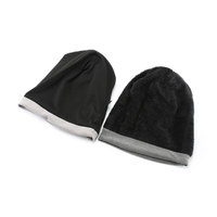 Bonnet unisexe en coton doublé polaire polyester, couleurs personnalisables, vente en gros, coupe-vent, pour hommes et femmes, hiver, plage