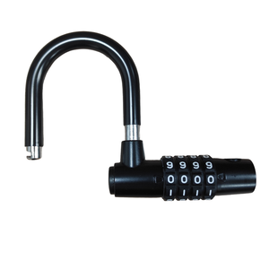 Serrure de vélo intelligente à combinaison à 4 chiffres en alliage de zinc mini serrure de câble de <span class=keywords><strong>porte</strong></span> vélo serrure en U <span class=keywords><strong>accessoires</strong></span> de vélo - Product Image 2