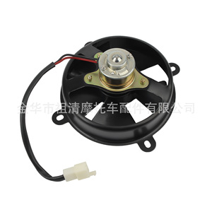Zuqing Motorcycle Cooling Fan 12V <b>5</b>-Blade For Off-Road Motorcycles <b>Iron</b> Fan With Connector - Product Image 5