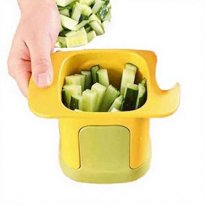 Hachoir manuel en acier inoxydable pour frites, carottes, oignons, jambon, presse-pellets, trancheuse à pommes de terre, outil à découper les légumes - Product Image 3