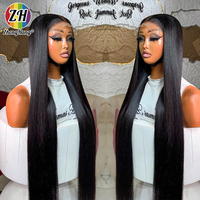 Perruques 13x6 en cheveux vietnamiens bruts lisses, sans colle, avec dentelle frontale HD transparente, perruques en cheveux indiens vierges Remy ultra-lisses