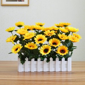 Plantas Artificiales de Gypsophila en Maceta, Flores Falsas de Plástico, Plantas Decorativas Artificiales para Sala de Estar, Adorno de Jardín - Product Image 1