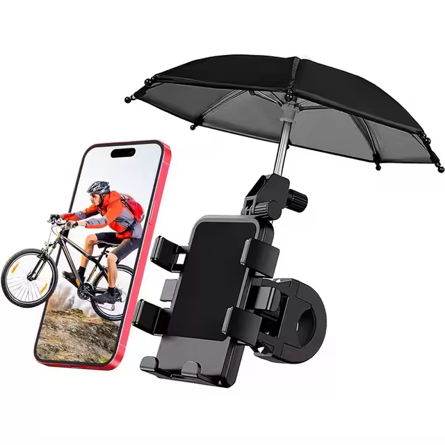 Universal UV Protection Colourful Mini Cell Phone Umbrella for Sun Shade
