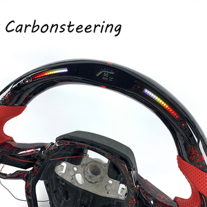 Volant personnalisé en fibre de carbone pour Lamborghini Huracan EVO <span class=keywords><strong>Performante</strong></span> STO LP610 LB724, ajustement OEM, amélioration de l'intérieur sportif - Product Image 2