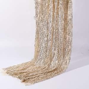 Venta caliente de lentejuelas tela bordada liguero tubo de cuentas tubo tridimensional moda elástica Tela bordada de lentejuelas - Product Image 1