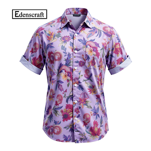 เสื้อเชิ้ตแขนสั้นผู้ชายลายกราฟิกระบายอากาศดี น้ำหนักเบา แห้งเร็ว เป็นมิตรกับสิ่งแวดล้อม ไม่เป็นขุย - Product Image 5