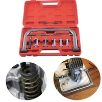 Kit de compresseur de soupapes professionnel Podofo 10 pièces en acier avec mallette rigide pour réparation automobile et moto