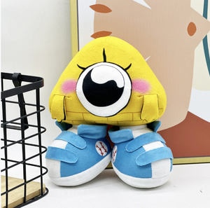 Gran oferta, supersuave, lindo libro de billetes de ojos grandes, juguetes de peluche, muñeco de peluche de papel de dibujos animados creativo, relleno de algodón de poliéster PP Unisex - Product Image 6