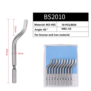 เครื่องมือขูดลบคม HSS แบบปรับแต่งได้ พร้อมใบมีด 10 ใบ รองรับ OEM รุ่น TL2010 รับประกัน 1 ปี TL2 - Product Image 1