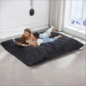 Grand pouf pour adultes canapé-lit rempli <span class=keywords><strong>de</strong></span> mousse à mémoire <span class=keywords><strong>de</strong></span> forme pour salon chambre balcon chaises longues - Product Image 1