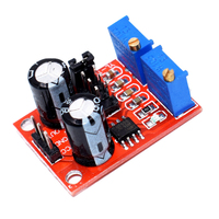 NE555 Module générateur de signaux PWM réglable 1Hz-150kHz onde carrée 5-15V pour les convertisseurs DC DC DC montés sur carte pilote de moteur pas à pas