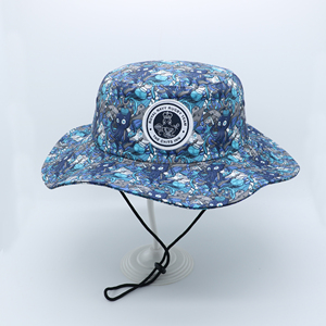 Chapeau unisexe pour enfants avec impression de motifs de dessins animés, logo brodé personnalisé, chapeau seau pour adultes, pour le cyclisme quotidien, la pêche en plein air - Product Image 2