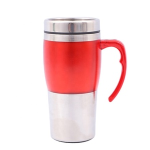 <span class=keywords><strong>Mug</strong></span> à café ou à thé en acier inoxydable personnalisé, sans BPA, adapté aux déplacements, avec couvercle - Product Image 3