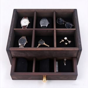 Caja <span class=keywords><strong>de</strong></span> <span class=keywords><strong>Madera</strong></span> con Tapa <span class=keywords><strong>de</strong></span> Cierre Seguro y Diseño Decorativo Tallado, Tamaño, Color y Logotipo Personalizables, OEM Disponible - Product Image 5