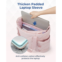 Sac fourre-tout matelassé pour femme, grande capacité, avec logo personnalisé, broderie tendance, fermeture éclair, sac à bandoulière pour ordinateur portable, sac de sport, sac de soins infirmiers