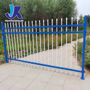 Hot-selling Easy-to-Assemble Custom-Sized Zinc Steel Garden Fence and Gates.