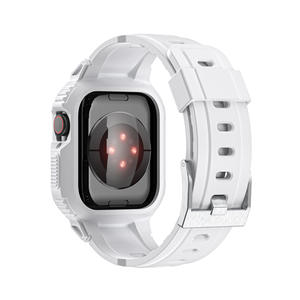 Cinturino in <span class=keywords><strong>Silicone</strong></span> TPU e custodia per Smart Watch custodia protettiva per <span class=keywords><strong>Apple</strong></span> Watch 4 5 6 7 8 IWatch 38/40/41mm 42/44/45mm - Product Image 3