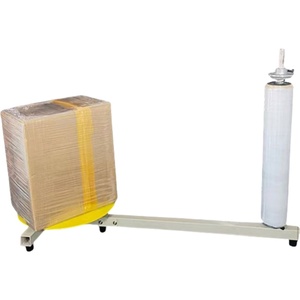 Machine d'emballage manuelle verticale pour palettes, cartons, boîtes en bois, boîtes en mousse, coffres métalliques et palettes en film étirable - Product Image 1