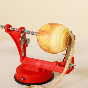 Éplucheur à pommes manuel en aluminium, spirale, à manivelle réglable, trancheuse à poires, machine à éplucher les fruits, pour la préparation de tartes, en acier inoxydable - Product Image 4