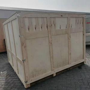 Red Clay Framed <b>Wooden</b> <b>Crate</b> 1x1x1m Plywood Logistics Packaging Export Use - Product Image 2