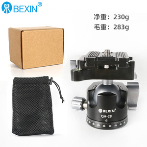 Bexin หัวบอลอลูมิเนียมอัลลอยด์ QH-28สำหรับยึดขาตั้งแบบปลดออกได้อย่างรวดเร็ว - Product Image 5