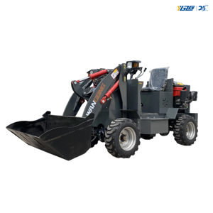Chargeuse sur pneus diesel YGZG <span class=keywords><strong>en</strong></span> promotion, 4x4, hauteur <span class=keywords><strong>de</strong></span> levage 2,8 m, robuste pour opérations agricoles, mini-chargeuse - Product Image 1