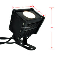 Projecteur LED COB Mini 50W pour Scène, Blanc Chaud et Blanc Froid, Mode de Contrôle DMX512, pour Mariage, Discothèque, Extérieur, Étanche en Aluminium
