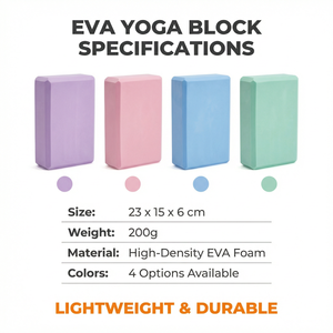 Bloques de <span class=keywords><strong>Yoga</strong></span> de Espuma EVA de Alta Densidad y Durabilidad, Ladrillos de Pilates Antideslizantes (23x15x6cm) <span class=keywords><strong>para</strong></span> Estiramiento y Posiciones Profundas en el Gimnasio en Casa - Product Image 6