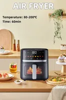 Nouveau Friteuse à Air Numérique 2025 Modèle 7L Sans Huile Professionnelle Électroménager Friteuse à Air Multifonctionnelle Optionnelle