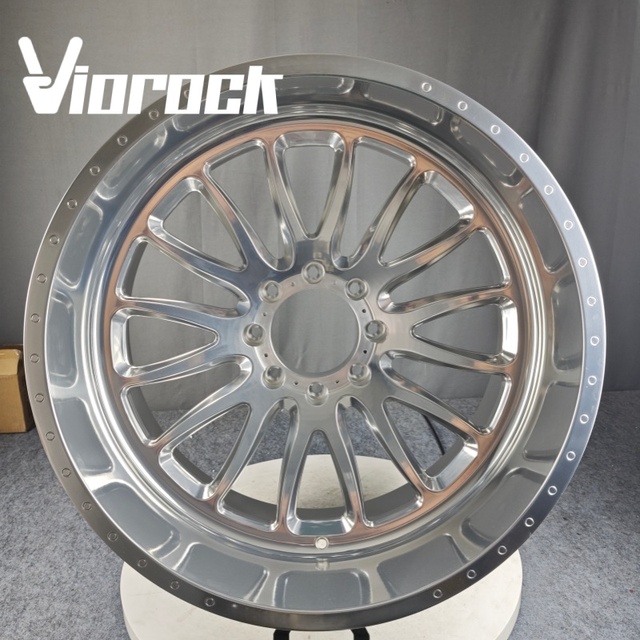 New Deep Concave Forged Wheels 20 22 24 26 28 Inch Polished Multi Spoke Fit for Ford F150, GMC Sierra, Dodge RAM, Toyota Tundra