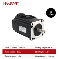 Motor Stepper HANPOSE Nema 34 86EH118 Closed Loop 8.0N.m + Driver CL86 Kit Motor Stepper CNC