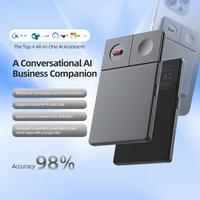 Perekam Audio MP3 WAV Aluminium Alloy USB 2.0 untuk Rekaman Ringkasan Transkrip Rapat AI, Persiapan Ujian Kelas
