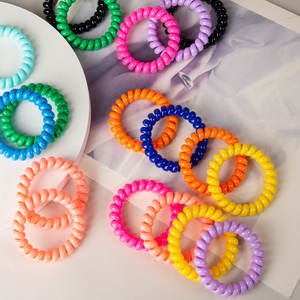 XINZHEN mode coréenne <span class=keywords><strong>cheveux</strong></span> accessoires femmes téléphone <span class=keywords><strong>fil</strong></span> téléphone cordon élastique bande <span class=keywords><strong>de</strong></span> <span class=keywords><strong>cheveux</strong></span> coloré filles <span class=keywords><strong>cheveux</strong></span> cravates - Product Image 4