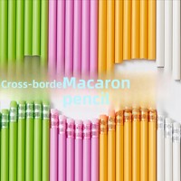 Crayons HB couleur macaron, sans bois, en vrac, corps coloré en plastique, forme triangulaire, fournitures scolaires pour la rentrée
