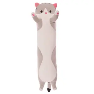 Горячая распродажа 50 см милая плюшевая мягкая игрушка кошка забавная плюшевая подушка для подарков