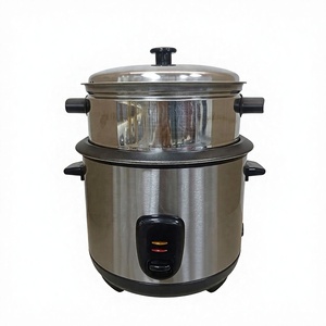 Top Sale Portable Stainless Steel Cylinder Design Rice <b>Cooker</b> Non-Stick Inner Pot Measuring Cup Automatic Keep Warm Mechanical T - Product Image 1
