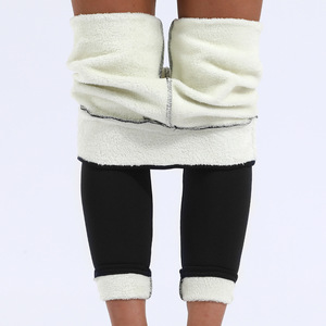 Wholesale Open Toe Thick Pantyhose <strong>Leggings</strong> Women Winter <strong>Black</strong> Warm Tights High Waist Thermal <strong>Fleece</strong> <strong>Lined</strong> Tights Women - Product Image 4