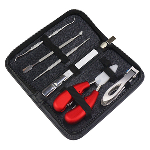 Kit de <span class=keywords><strong>manucure</strong></span> professionnel BIN 7 pièces en acier inoxydable pour la coupe des ongles, comprenant coupe-ongles, ciseaux et coupe-cuticules - Product Image 6