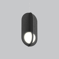 Lustre en feutre PET minimaliste moderne nordique, design rétro, lampe suspendue LED pour la décoration de restaurants, cafés, hôtels, salons de thé