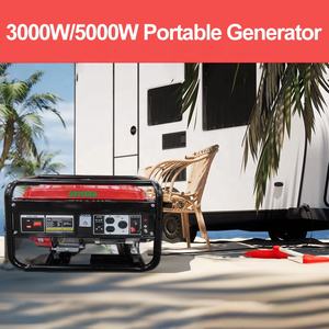 Suyeego 3 kw-8kw 60hz חשמלית להתחיל יד דיזל/gesoline גנרטור אוויר מקורר יחיד שלב גנסט דיזל - Product Image 2