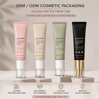 Krim Mata Peptide PDRN Label Pribadi Niacinamide 5% Sodium DNA Kolagen Tulang Rusa 30g Perawatan Bawah Mata OEM ODM