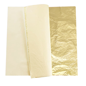 Bán Buôn 14*14Cm Tổng Hợp Vàng Lá Tấm Trang Trí Nội Thất Đồng Lá Làm Việc Thiết Kế Cho Nhà Trần Mạ Vàng Kim Loại Sơn - Product Image 2