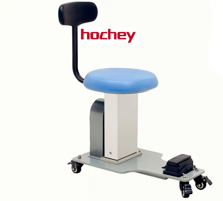HOCHEY MEDICAL病院用フットスイッチ電動手術椅子/背もたれと車輪付きドクタースツール