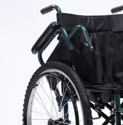 折りたたみ式24インチホイール車椅子軽量ポータブルリハビリテーション - Product Image 6