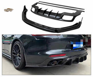 Nouveau design 971 <span class=keywords><strong>becquet</strong></span> en Fiber de carbone pour Porsche Panamera 971 <span class=keywords><strong>becquet</strong></span> de diffuseur arrière à lèvre avant 2014-2019 - Product Image 2